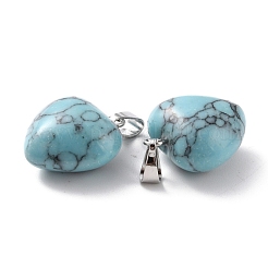 Синтетические бирюзовые подвески&nbsp;G-I311-A33