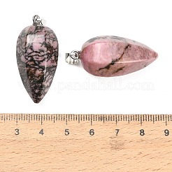 Colgantes naturales rhodonite&nbsp;GG-K002-16I