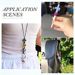 15шт 15 стиля наборов бусин из пищевого экологически чистого силикона&nbsp;SIL-YW0001-87