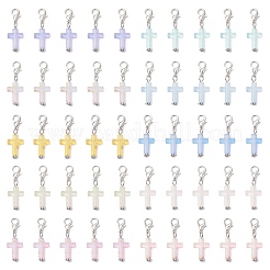 Пластиковые подвесные кресты&nbsp;HJEW-JM04519