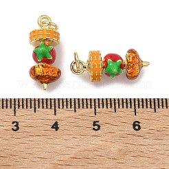 Латунь эмаль подвески&nbsp;KK-H259-11A-G01