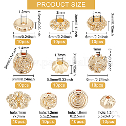 100 шт. 10-х стилевые бусины из сплава для покрытия стойки FIND-BC0008-60