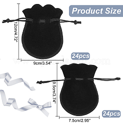 48 шт. 2 стильных бархатных мешочка из тыквы&nbsp;TP-NB0001-45