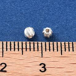 925 Kürbisperle aus Sterlingsilber&nbsp;STER-H112-04A