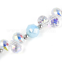 Стеклянные и акриловые и ccb бусины нити MAK-T011-05D