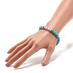 Coeur acrylique perles européennes&nbsp;BJEW-JB07496-02