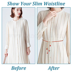 4 шт. 4-х цветные цепные ремни из сплава AJEW-GA0006-30