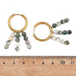 Ohrringe aus Natursteinmischung für Damen&nbsp;EJEW-JE07100