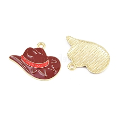 Anhänger aus Emaille mit West-Cowboy-Motiv aus Legierung&nbsp;ENAM-L056-01F-05