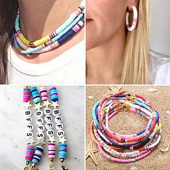 Бусины из полимерной глины  CLAY-TA0001-10