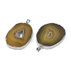 Естественно агат большие кулоны&nbsp;KK-F868-29P-04