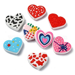 16шт 8 цвета силиконовые бусины&nbsp;FIND-CJ0003-10