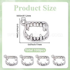 100 pièces pendentifs en alliage de style tibétain&nbsp;TIBEP-SC0003-59