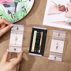 Прямоугольная пластиковая рамка для отображения торговых карточек&nbsp;FIND-WH0431-58