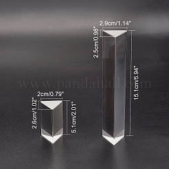 2 prisme triple en verre de style 2&nbsp;GLAA-GA0001-16