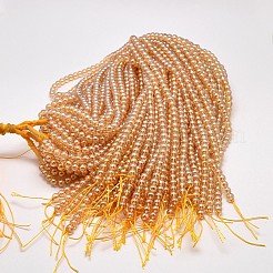 Подражать австрийский хрусталь гальванических стеклянные бусинки пряди круглый&nbsp;GLAA-F030-10mm-A01