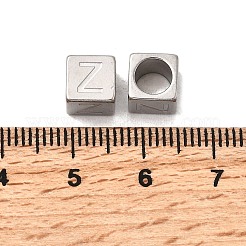 Европейские бусины из нержавеющей стали 304&nbsp;STAS-D382-02Z-P