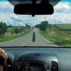 Подвесные украшения из дерева желудя&nbsp;HJEW-WH0042-54B