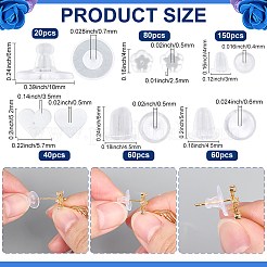 Пластиковые гайки для ушей&nbsp;KY-SP0001-34
