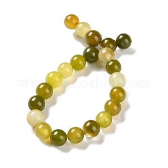 Натуральные полосатые агатовые / полосатые агатовые бусинки&nbsp;G-Z060-A01-B02