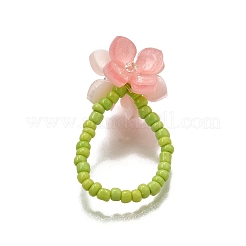 3 шт. кольца из ацетата целлюлозы (смолы) RJEW-TA00203