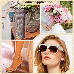 3 рулон 3 цвета самоклеящиеся стразы горячей фиксации&nbsp;DIY-PH0032-70