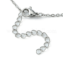 Ожерелья с подвесками из сплава двойной спирали ДНК и серьги danhle SJEW-JS01279