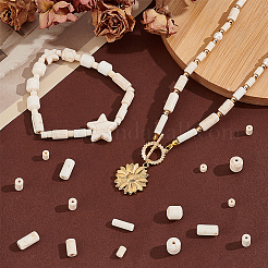 339 шт. нити синтетических бирюзовых бусин 7-х размеров G-PH0002-71