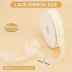 Fil de nylon de garniture de dentelle pour la fabrication de bijoux&nbsp;OCOR-WH0073-06B