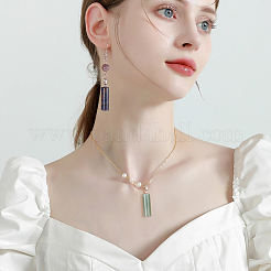 12шт 12 стиля подвески из натуральных и синтетических смешанных драгоценных камней&nbsp;G-CA0001-62