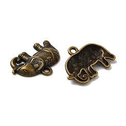 Pendentifs en alliage de style tibétain&nbsp;TIBE-Q050-148AB-FF