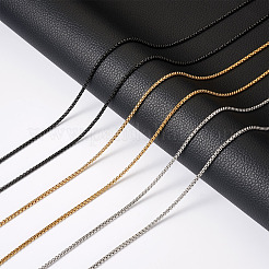 6м 3 цвета вакуумное покрытие pvd венецианские цепи из нержавеющей стали 304 CHS-TA0001-23