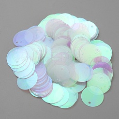 Pendenti con paillette/paillettes in pvc iridescente arcobaleno&nbsp;KY-WH0046-100D