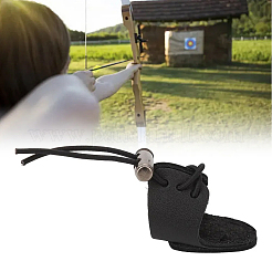 1 шт. регулируемая защита большого пальца из искусственной кожи для стрельбы&nbsp;DIY-CL0002-38A