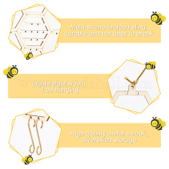 Деревянные выставочные витрины сережек&nbsp;ODIS-WH00011-35