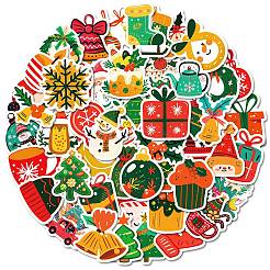 50 autocollant en papier dessin animé sur le thème de Noël&nbsp;DIY-P085-12