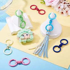 12 шт. 12-х цветные застежки с пружинным затвором из сплава FIND-TA0008-03