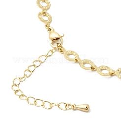 Изготовление браслетов из латунных звеньевых цепочек с текстурированной поверхностью.&nbsp;MAK-K024-14G