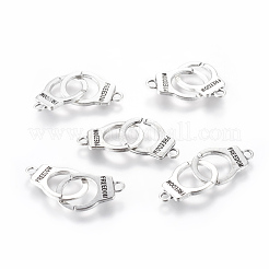 Наручники из сплава в тибетском стиле с разъемами Freedom Links&nbsp;X-TIBE-S236-AS-LF