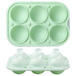 Silikonformen für Eiswürfel mit Sportballmotiv&nbsp;ST-CJ0043-101