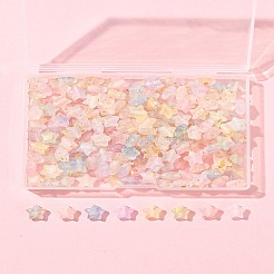 200 шт. прозрачные акриловые бусины градиентного цвета&nbsp;MACR-FS0002-03