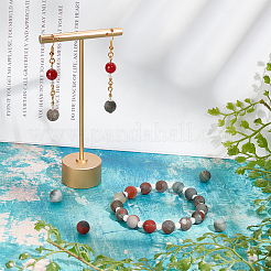 Бусины из натурального гелиотропного камня / гелиотропа G-AR0003-61