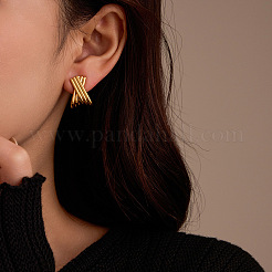 Pendientes de acero inoxidable 304 para mujer&nbsp;XN8295