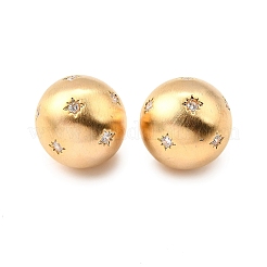 Серьги-гвоздики из циркония&nbsp;EJEW-S270-03G