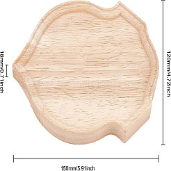 Резиновое деревянное основание специальной формы WOOD-WH0023-36