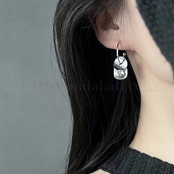 Серьги-гвоздики из сплава с кристаллами и стразами&nbsp;FS-WGADBC0-01