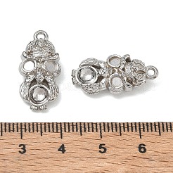 Cabochon pendenti in acciaio inossidabile 304&nbsp;SA-CBAE5AC-11P