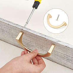 Ручка ящика из цинкового сплава FIND-WH0105-06G