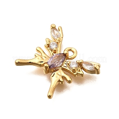 Латунные микро проложить кубического циркония подвески&nbsp;KK-B152-27D-G