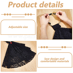 Кружевной воротник с оборками&nbsp;AJEW-WH0696-054A